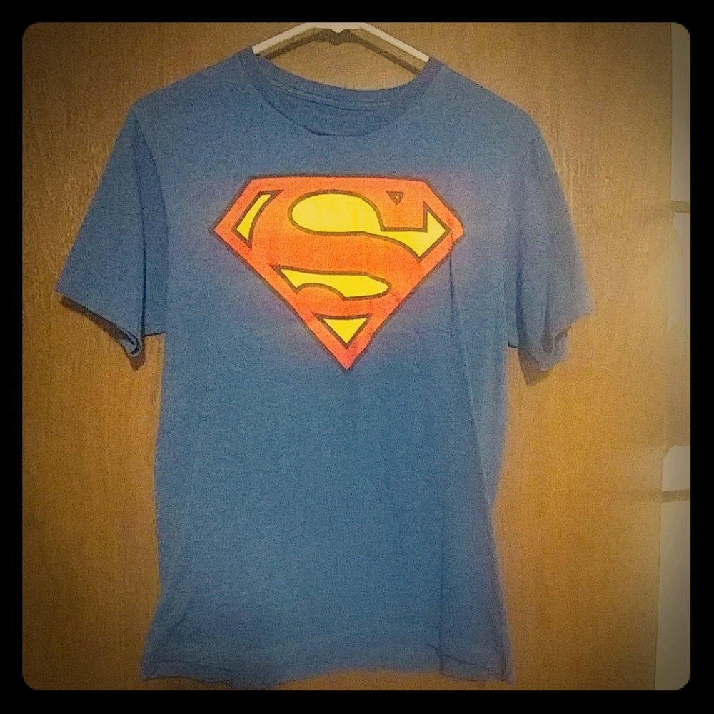 Superman Blue T Shirt
